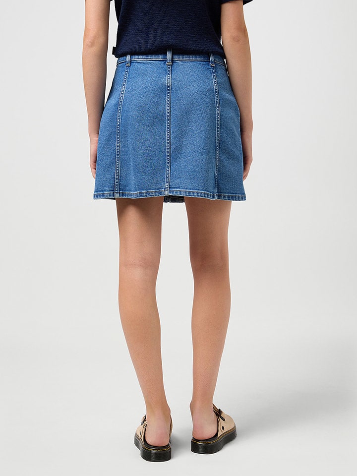 Wrangler Jeansrock in Blau günstig kaufen