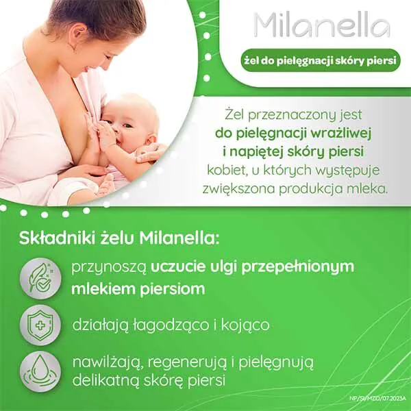„Milanella“ krūtų odos priežiūros gelis