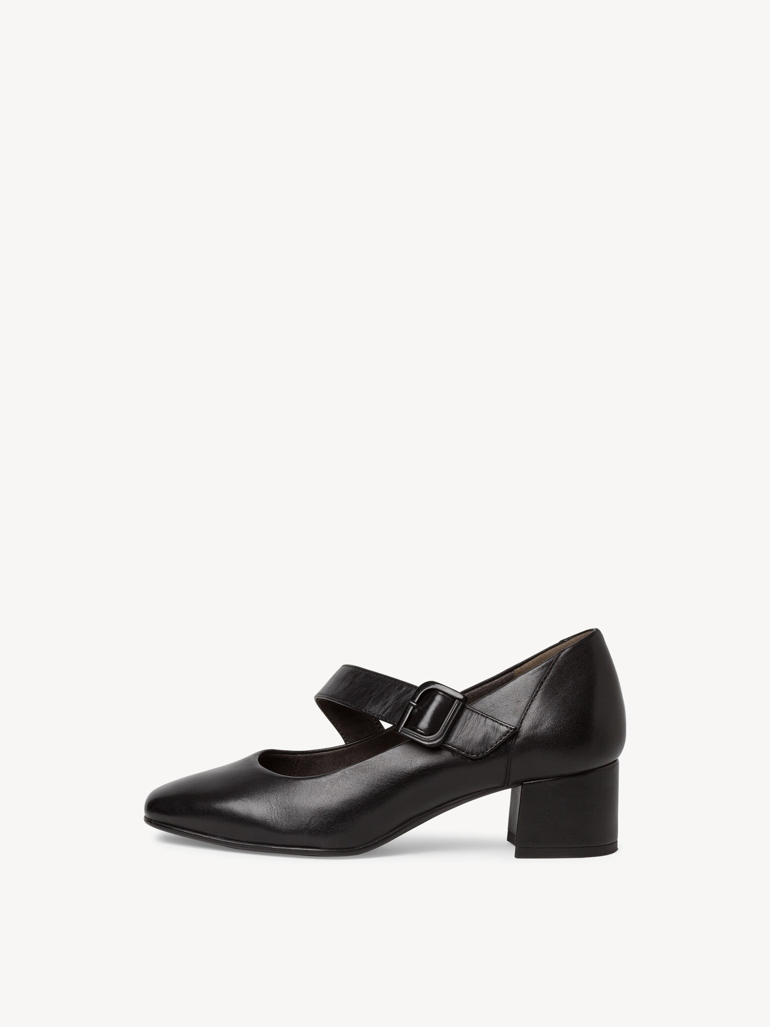 Escarpin en cuir - noir