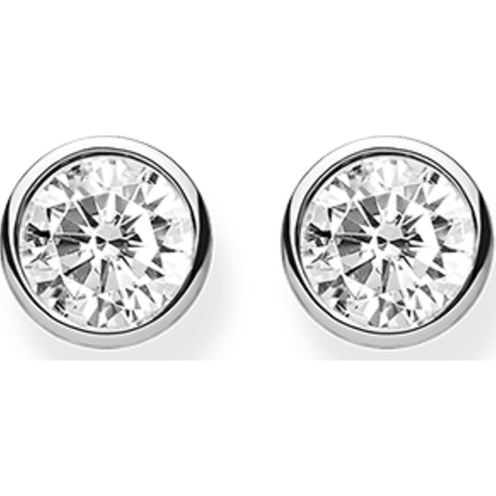 Thomas Sabo Boucles d'oreilles à fermoir à poussette 925 Argent Boucles d'oreilles