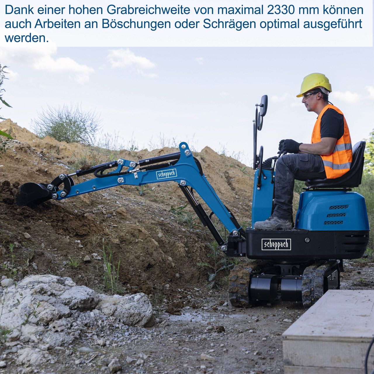 Scheppach Mini-Bagger EXC815