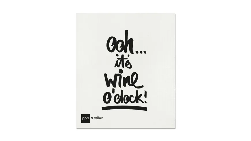 ppd Wine o´clock Schwammtuch