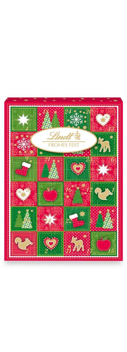 Frohes Fest Mini-Tisch-Adventskalender, 115g