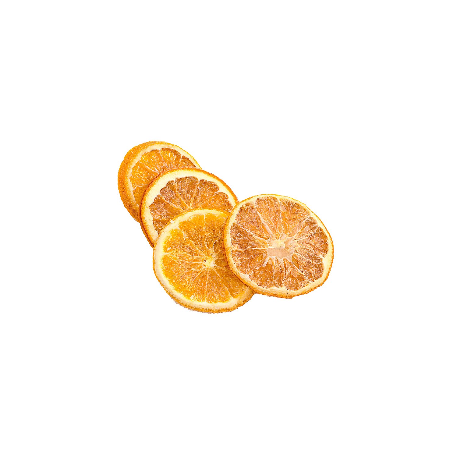 Orangenscheiben, 5–6 cm, 20 Stück