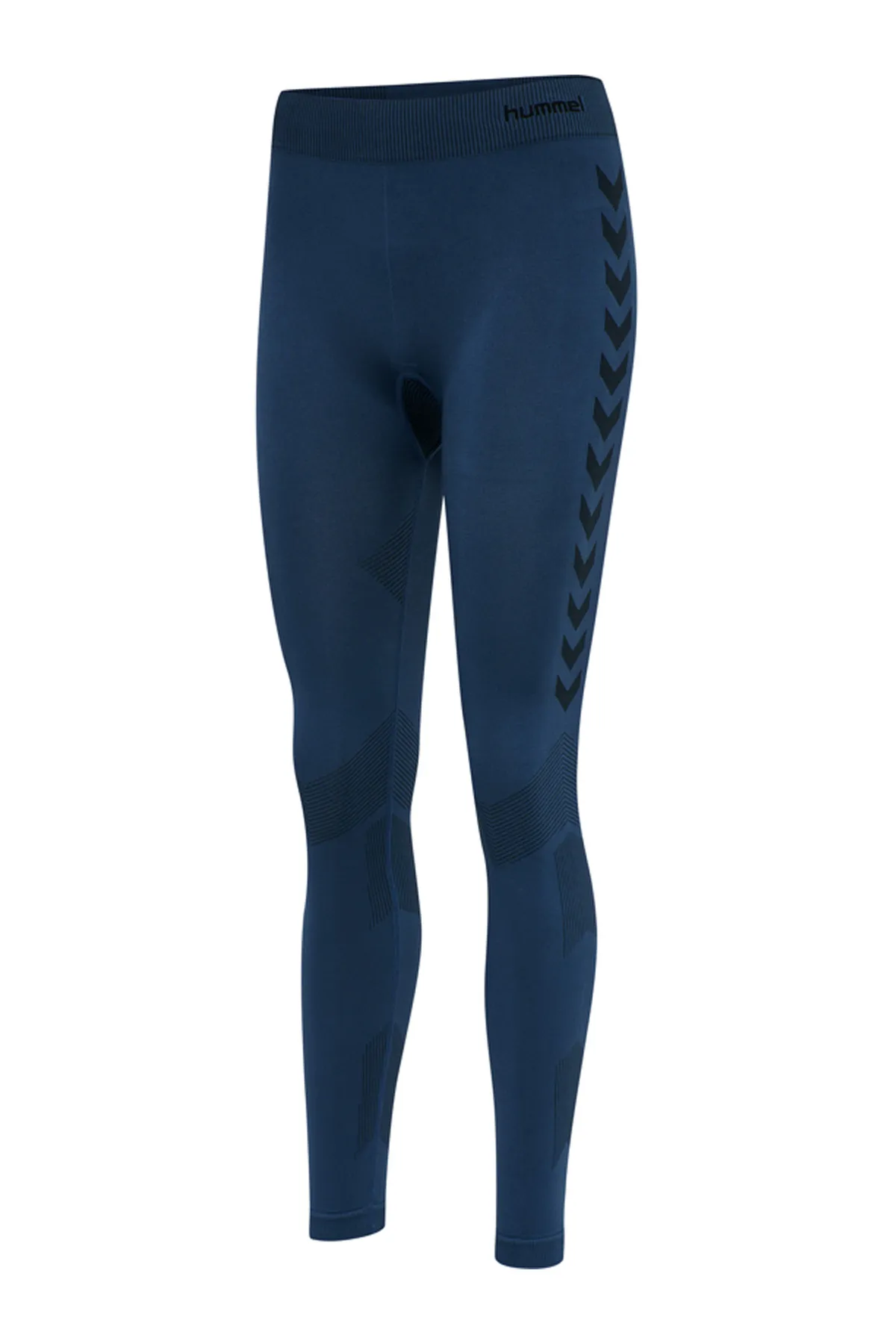 hummel  Sport-Leggings - Blau - Mittlerer Bund