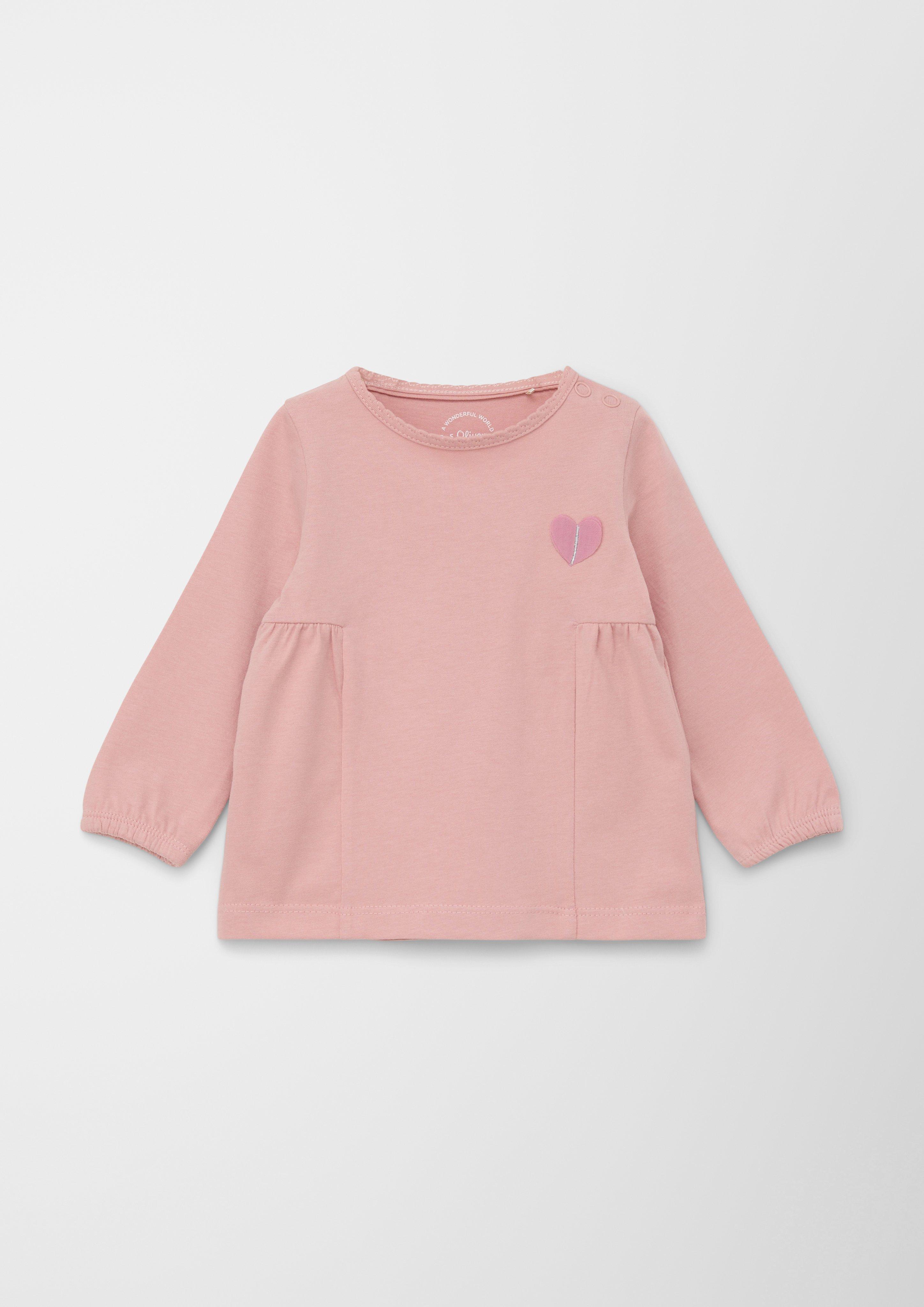 Longsleeve mit Mausezahnkante  2128757-4257