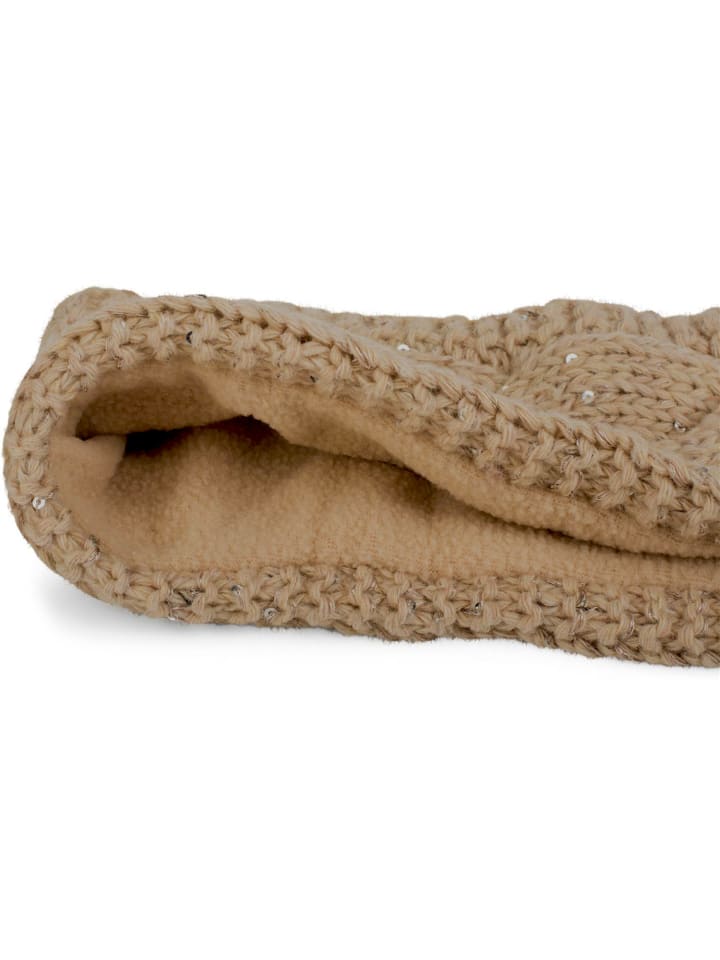 styleBREAKER Strick Stirnband in Beige günstig kaufen onesize