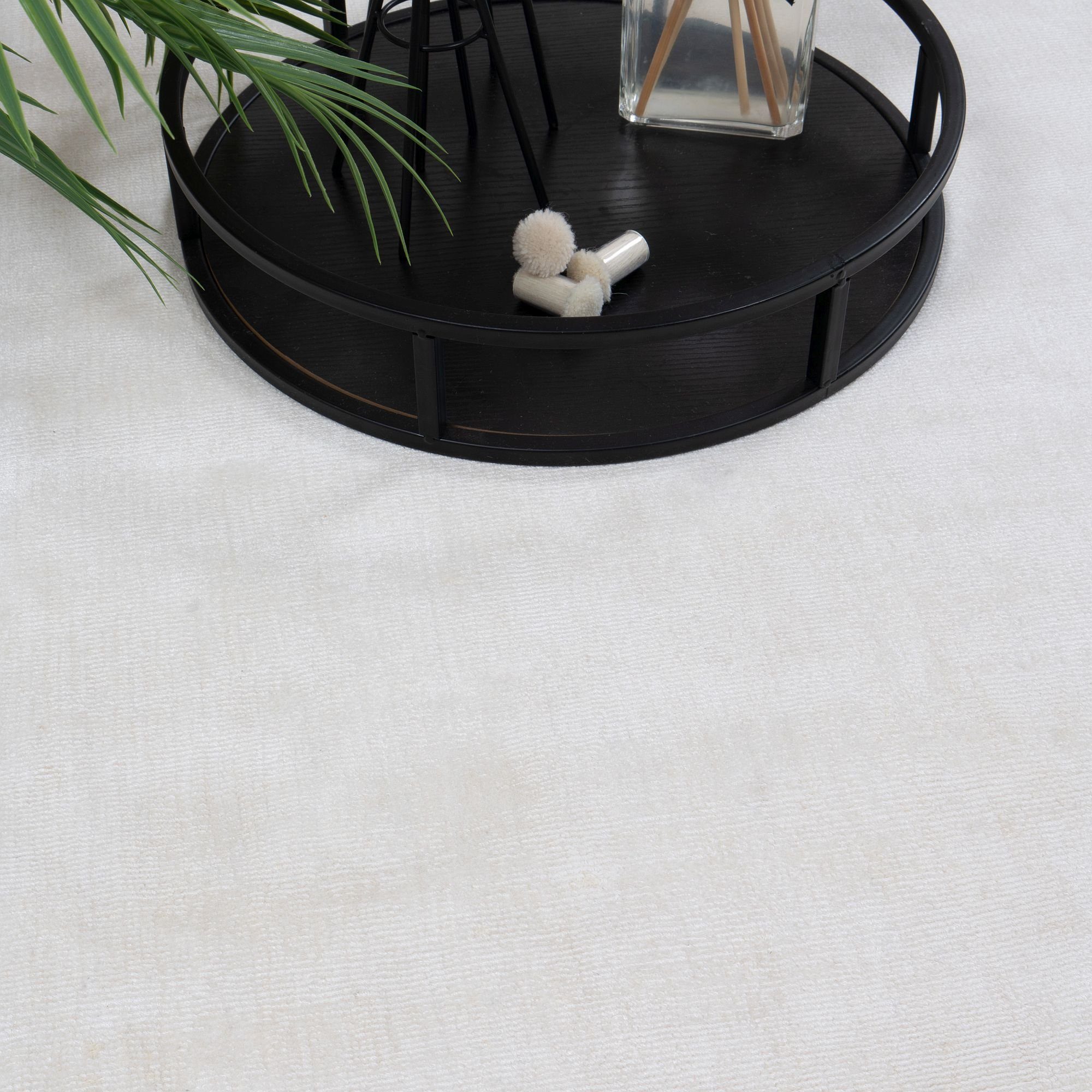 Designteppich NOBEL Teppich Wohnzimmer Seidenglanz luxuriös Viskose moderner weich, Consilio Concept