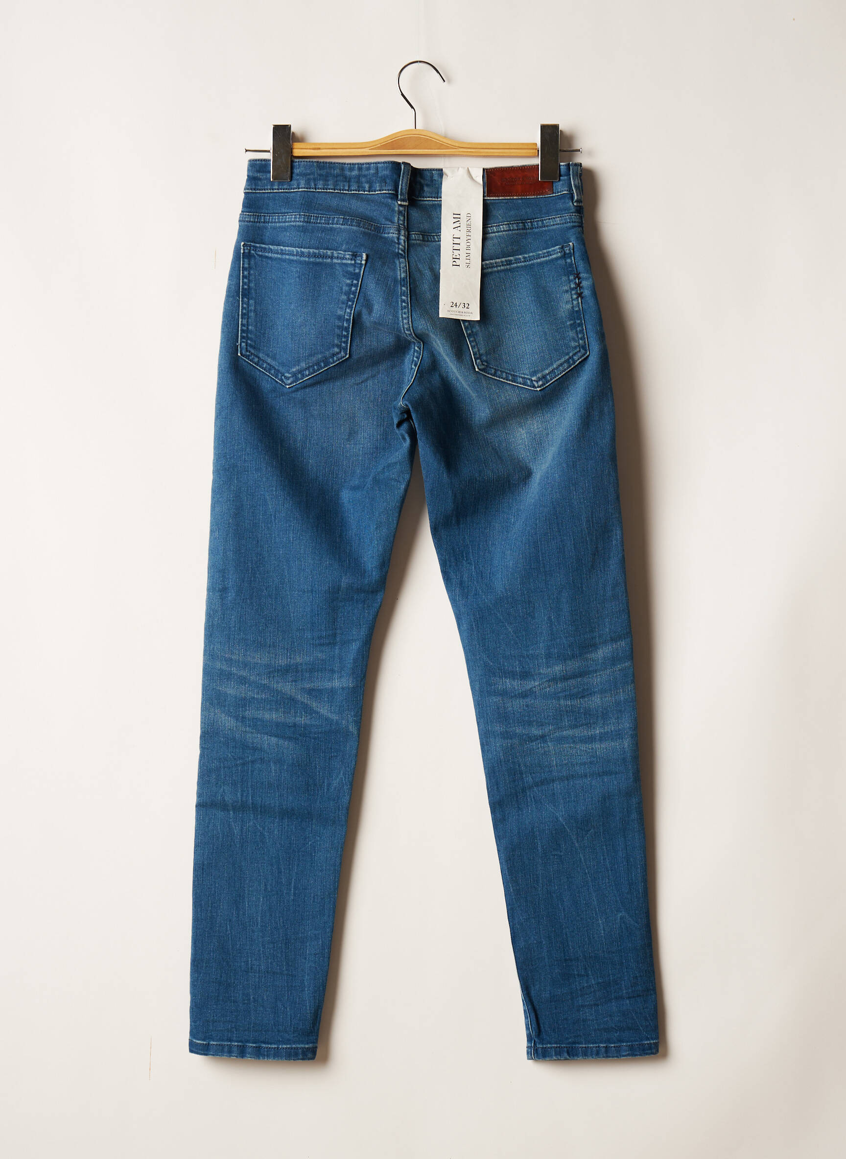 Scotch Soda Jeans Coupe Slim Femme couleur bleu