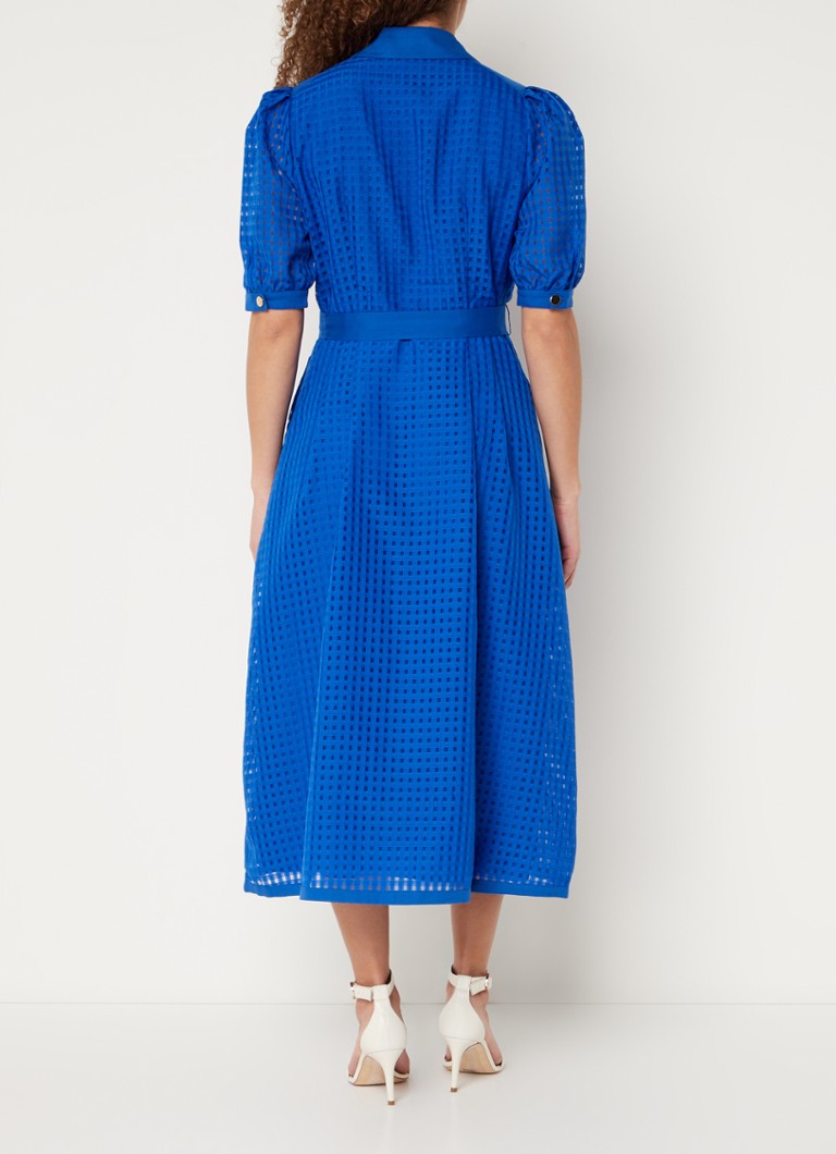 Vestido midi Carey de Phase Eight con mangas abullonadas y bolsillos laterales.