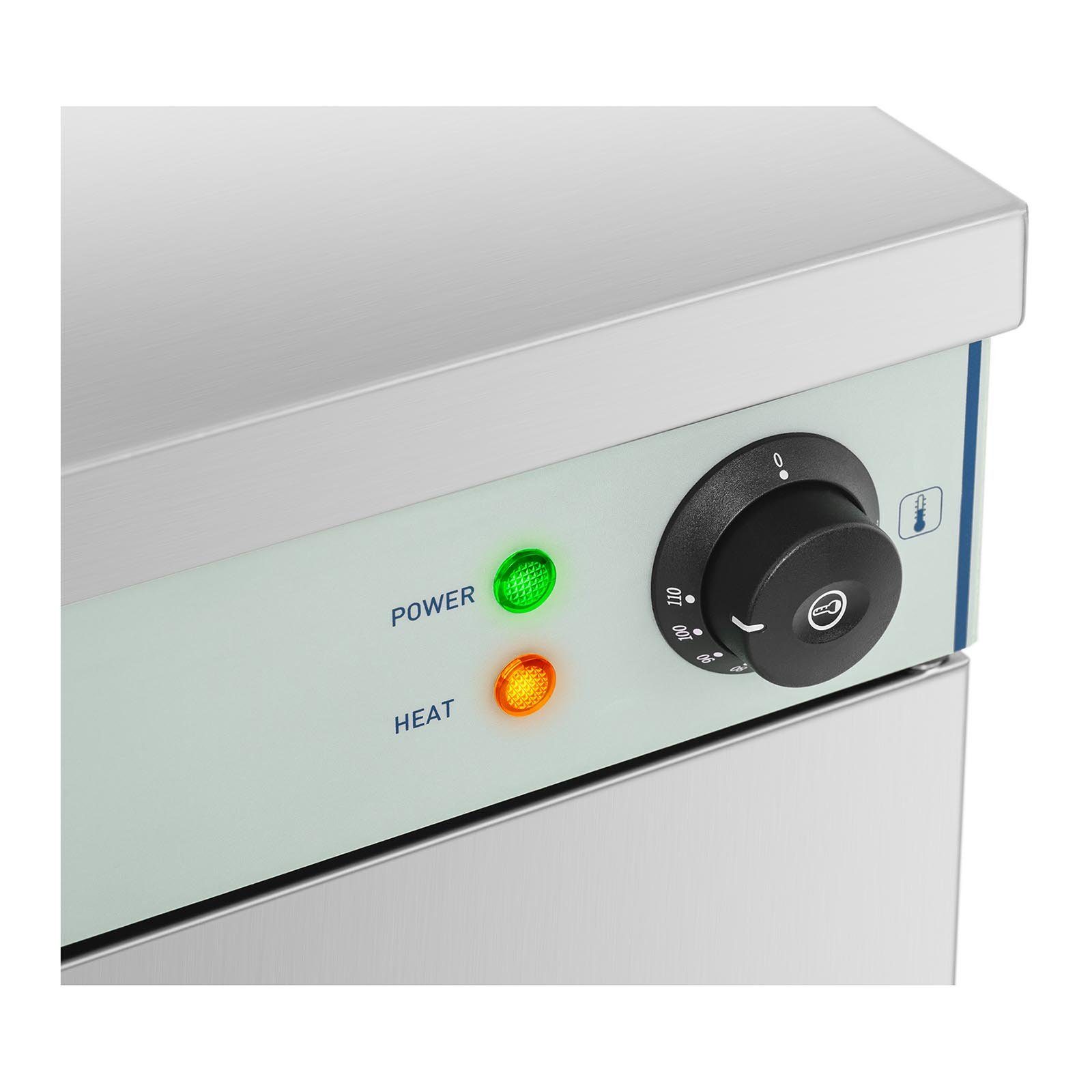 Royal Catering Tassenwärmer Tellerwärmeschrank Wärmeschrank Tellerwärmer Geschirrwärmer 800 Watt