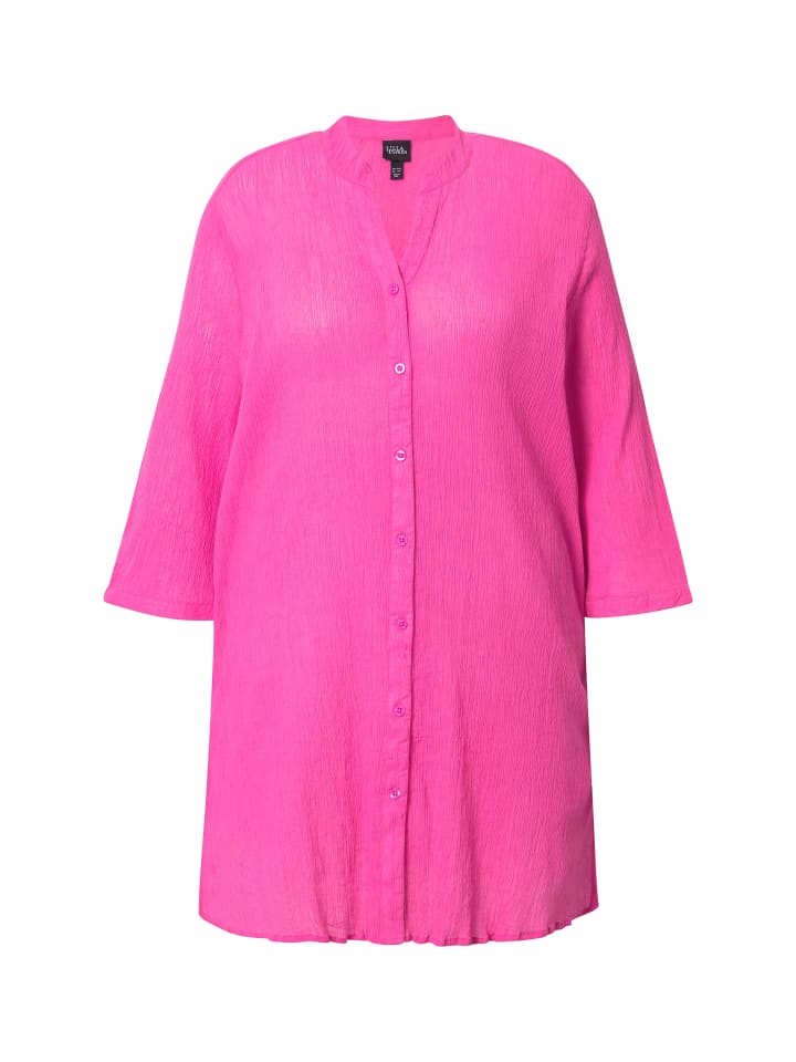 Ulla Popken Hemdbluse in pink günstig kaufen