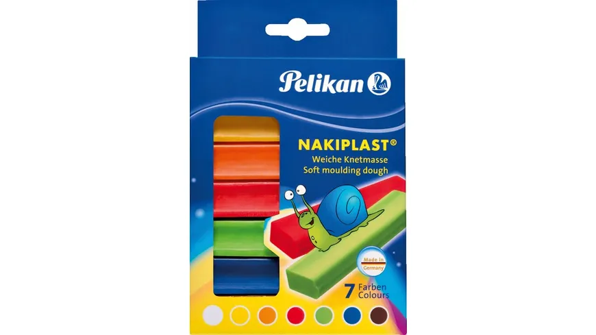 Pelikan Knetmasse Nakiplast verschiedene Farben