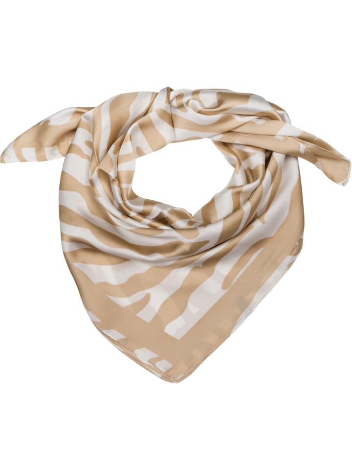 styleBREAKER Halstuch mit Zebra Muster in Hellbraun-Creme günstig kaufen onesize