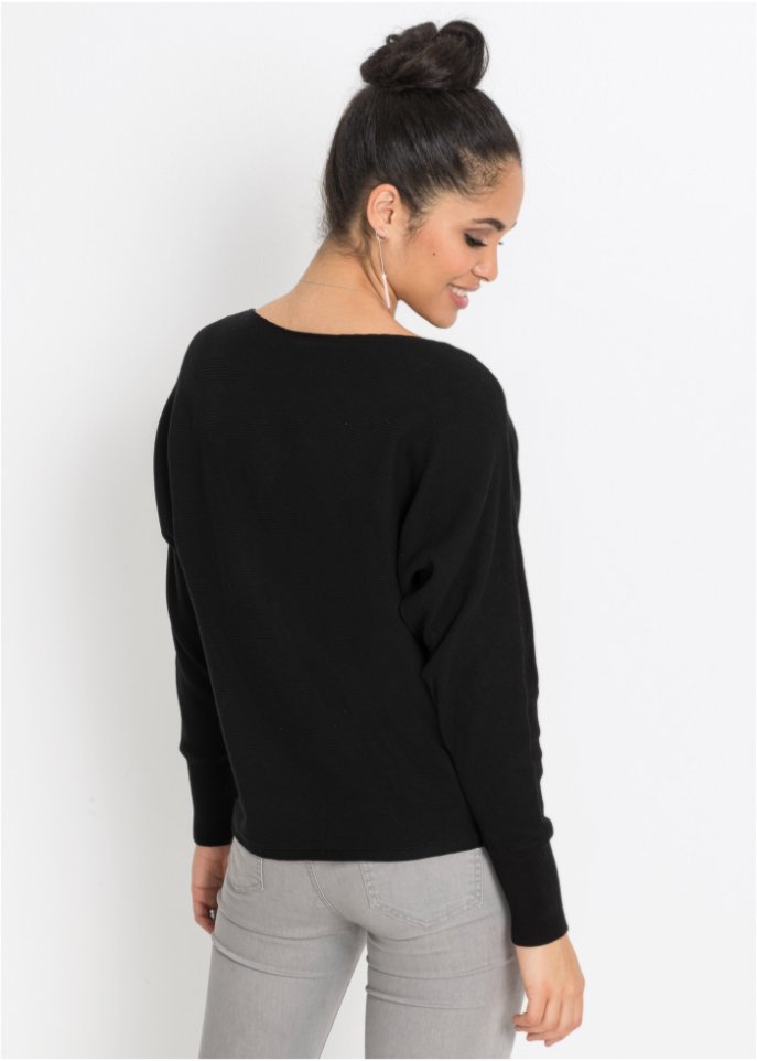 Oversize-Ripp-Pullover