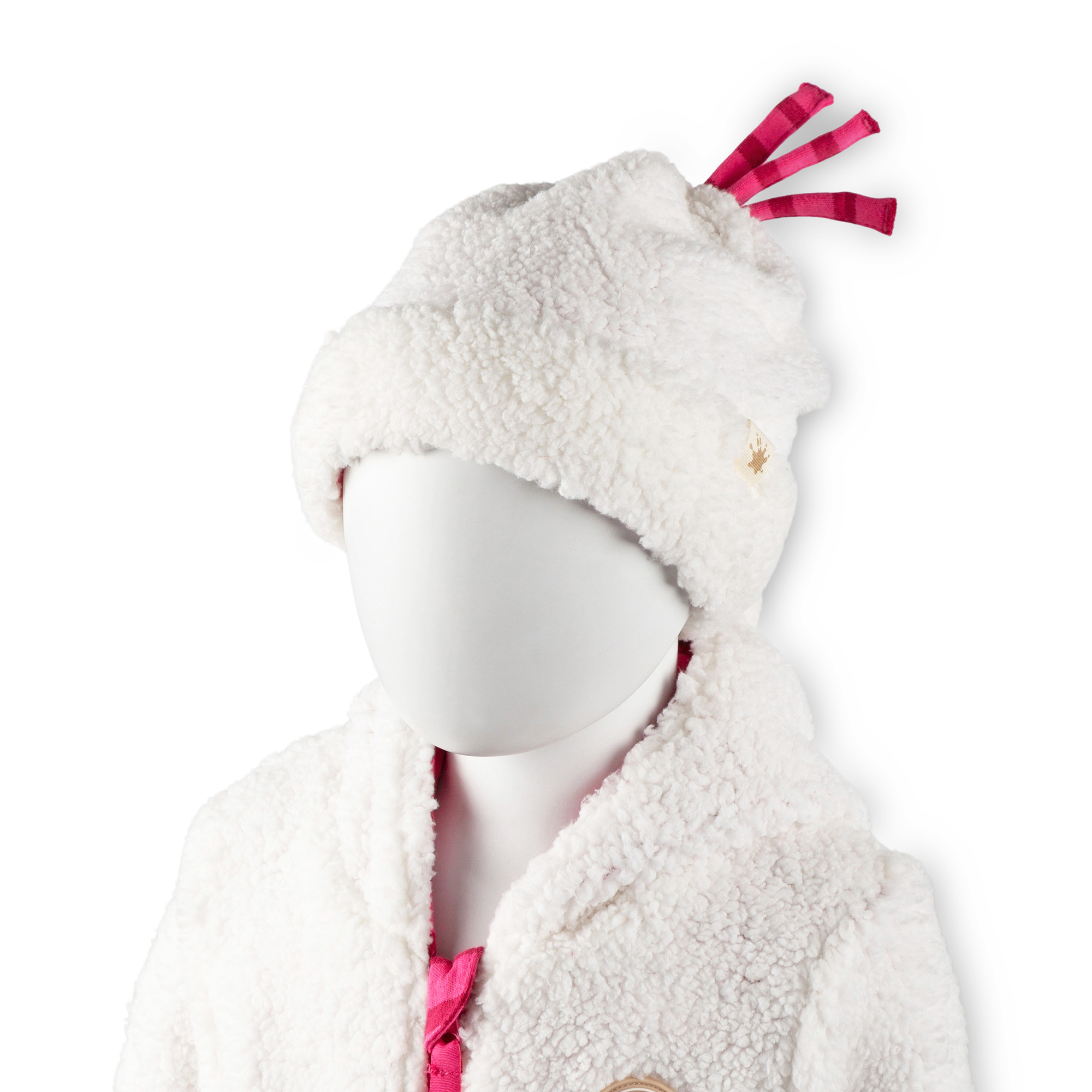 Baby Teddy-Mütze, weiß