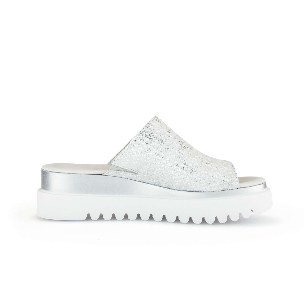 Gabor fashion Pantolette silber