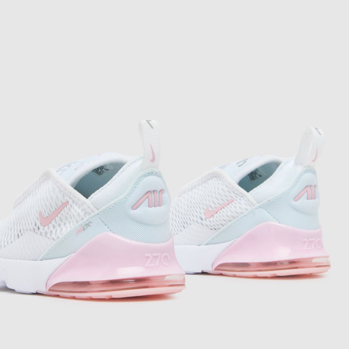 Nike vita Air Max 270 flickor småbarnsskor