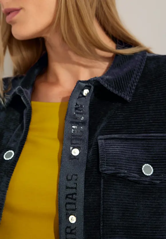 CECIL Cordjacke mit Brusttaschen