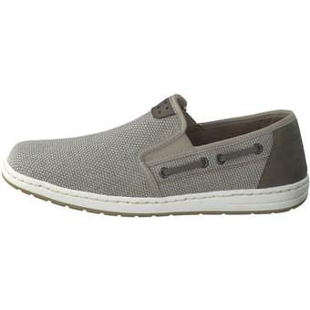 Rieker Leinen Slipper in beige