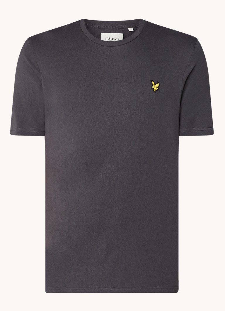 Tricou Lyle & Scott din bumbac organic cu logo.