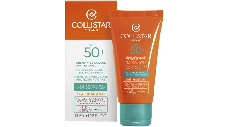 COLLISTAR Active Protection Sun Face Cream Hyper-Sensitive Skins SPF 50 50 ml