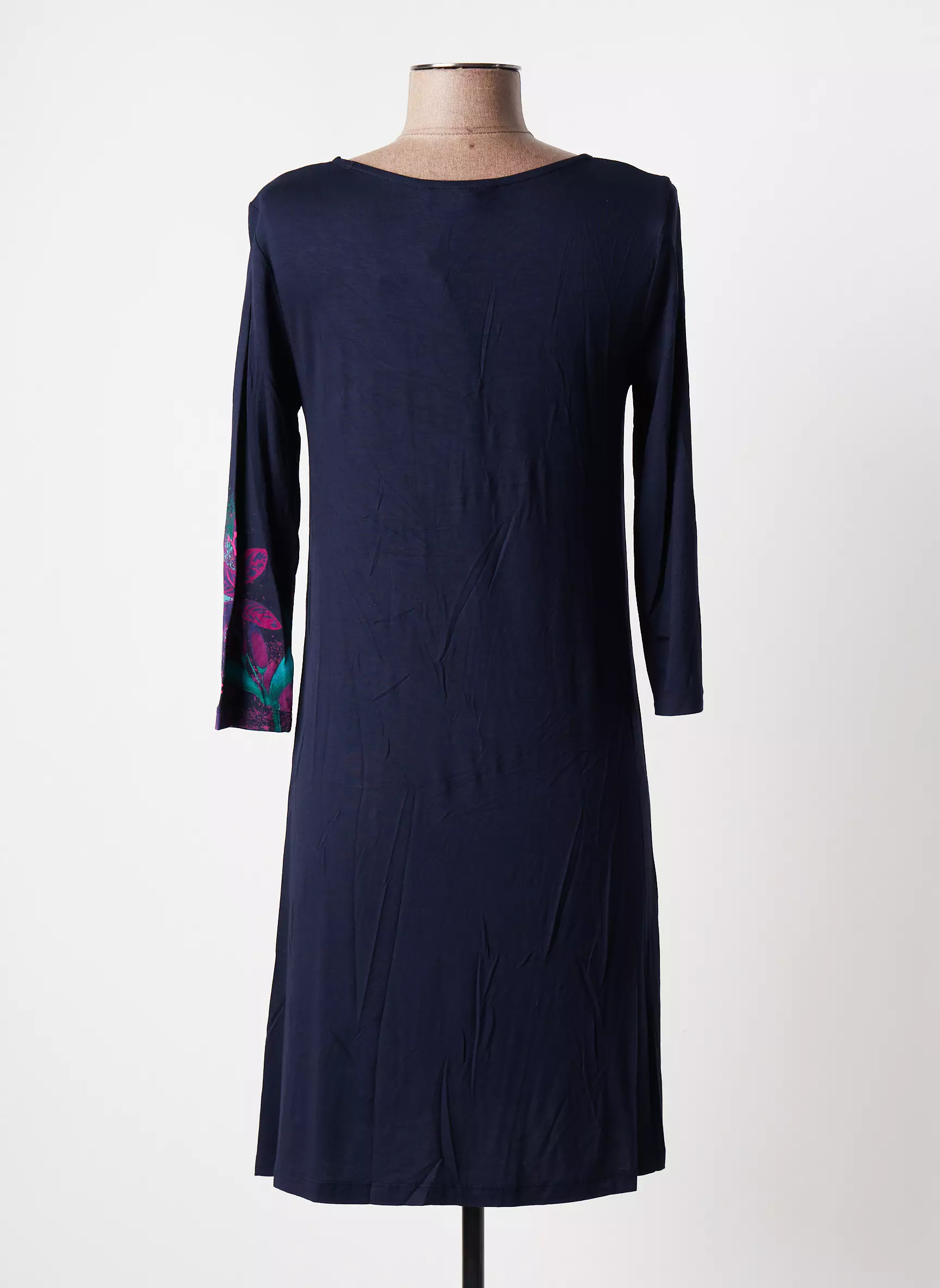 Desigual Robes Mi Longues Femme couleur bleu