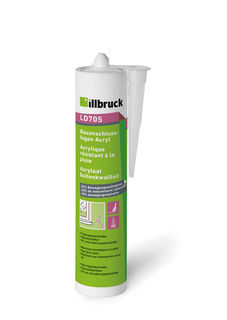 illbruck LD705395867 LD705 Akryl fugemasse til udendørs brug, patron 310 ml, hvid