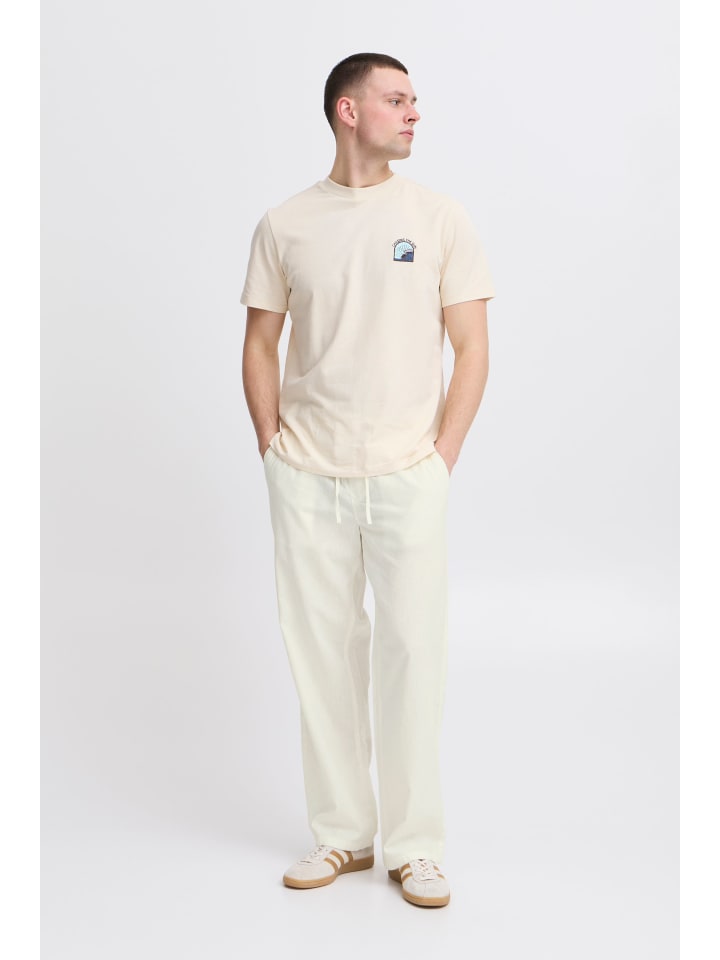BLEND Leinenhose in weiß günstig kaufen