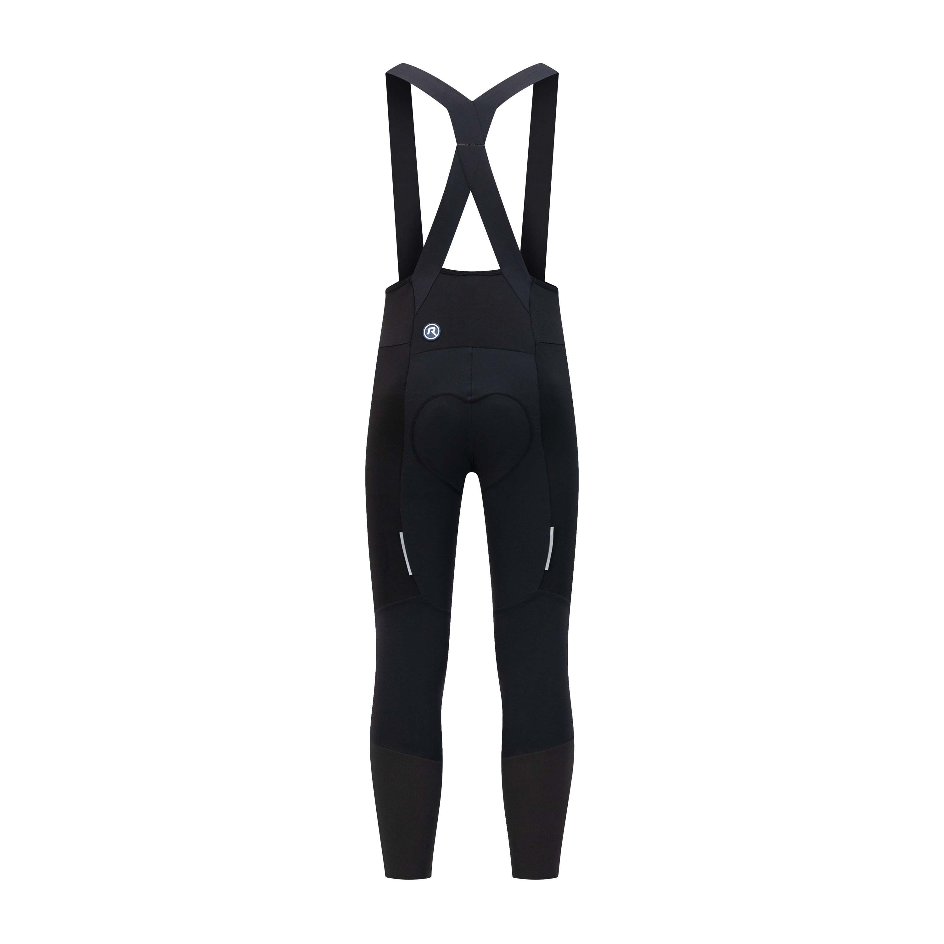 Rogelli Distance Schwarz Herren Radhose Lang Mit Träger