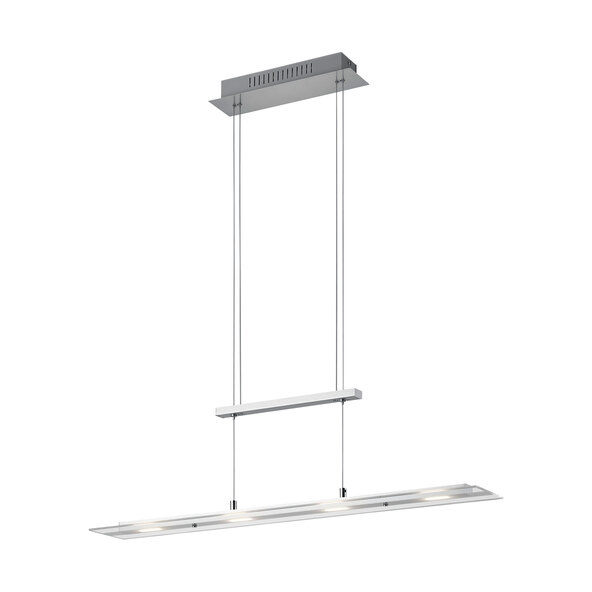 LED-Pendelleuchte Milos, nickel-matt