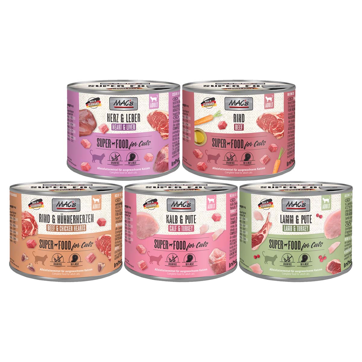 MAC's Cat Fleischmenü 60x200g Mixpaket 1 kaufen