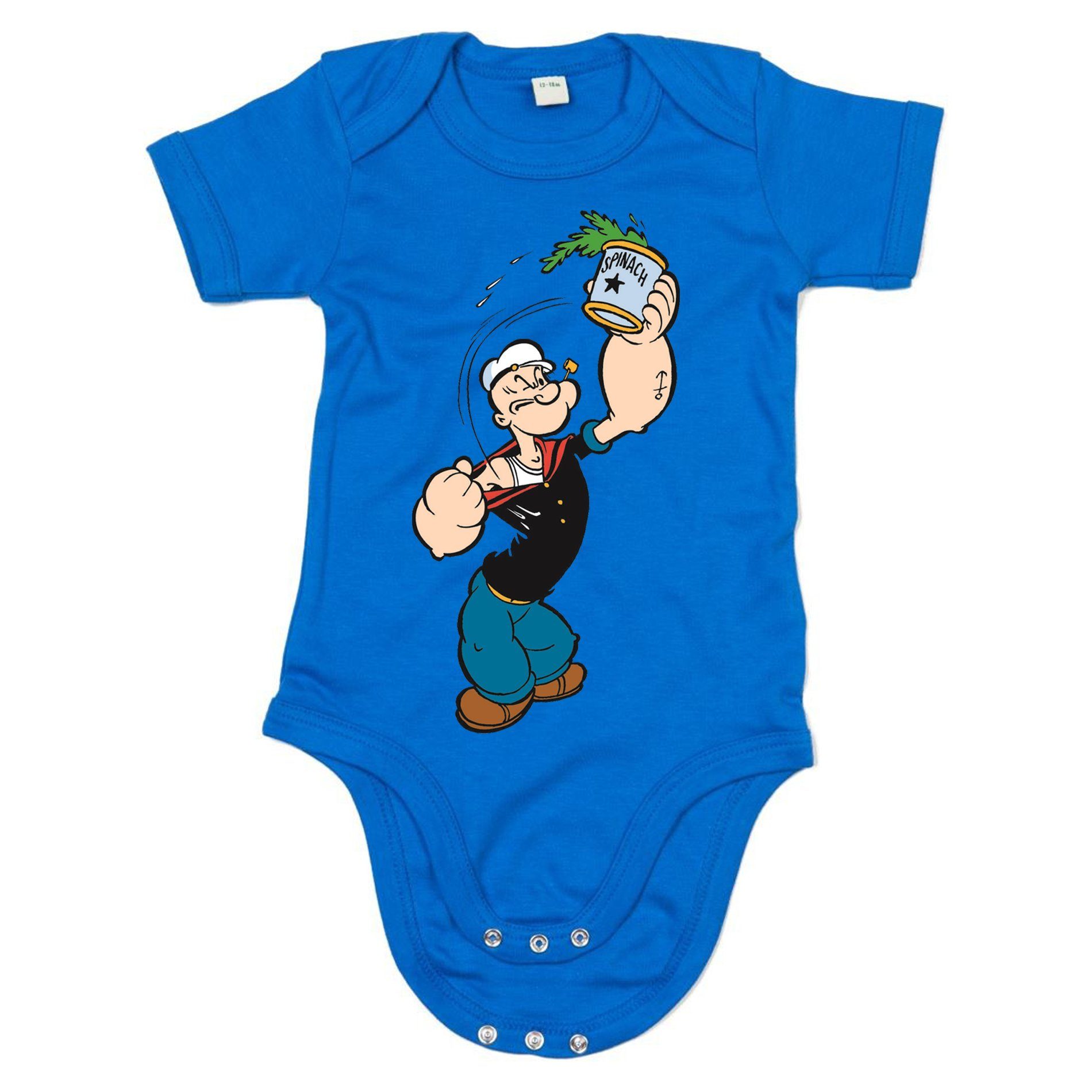 Blondie & Brownie Strampler Baby Popeye Kinder mit Druckknopf
