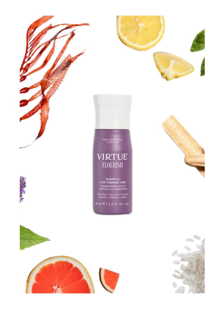 Virtue Mini Flourish Shampoo - matkakokoinen shampoo hennoille hiuksille