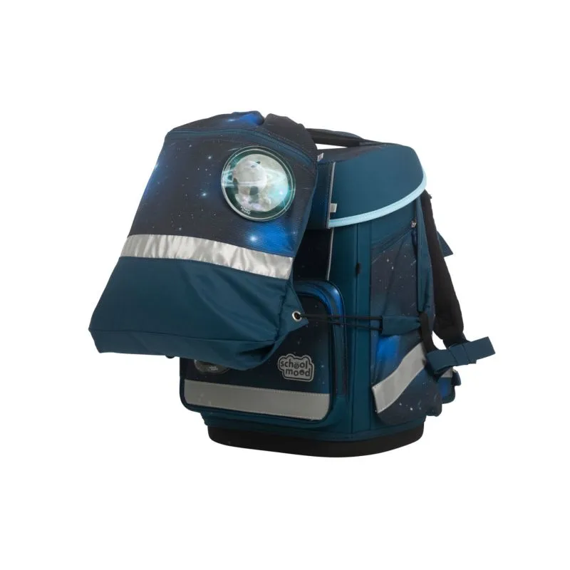 School Mood Champion Maxx 7-teiliges Schulranzen-Set - Moritz (Weltall)