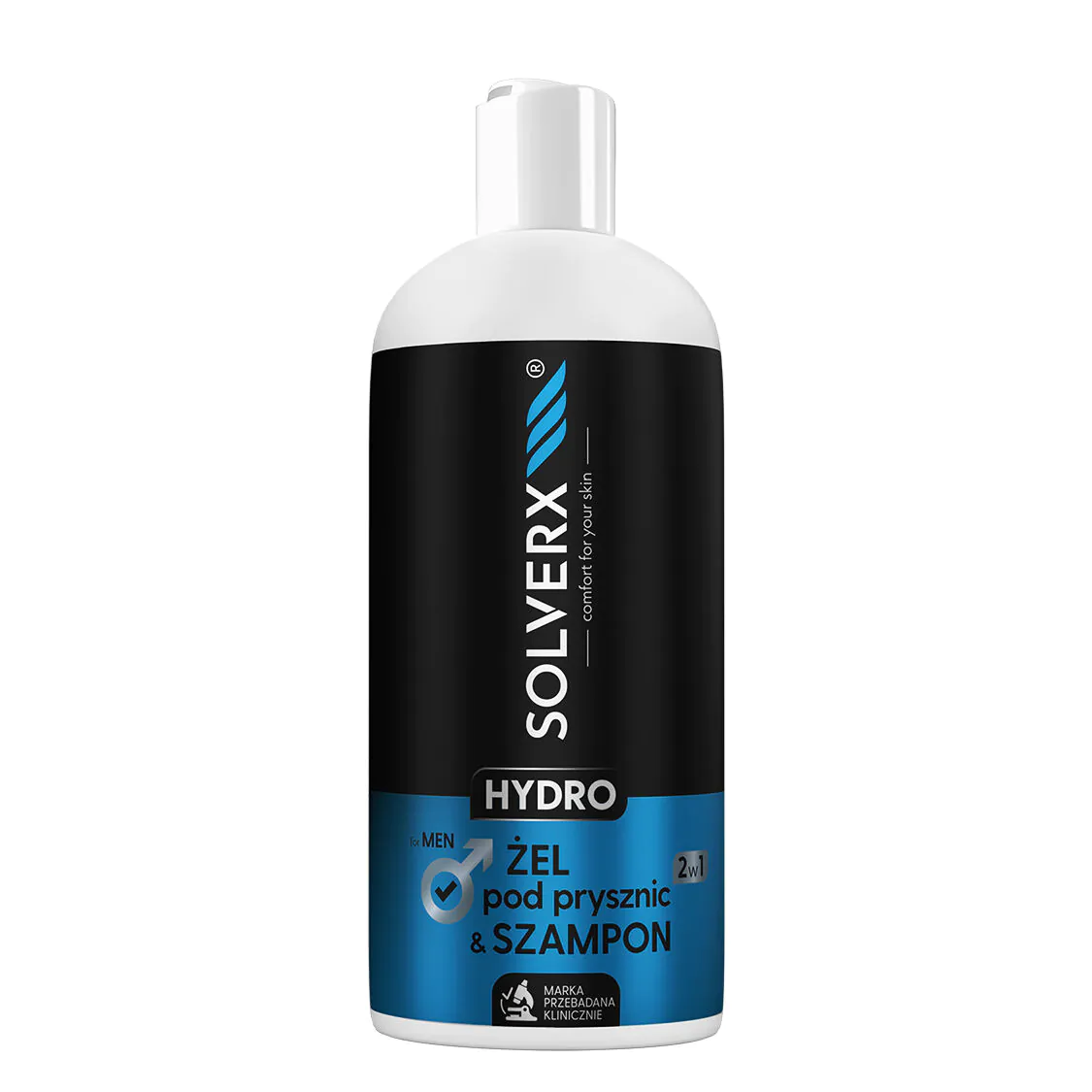 Solverx Hydro Men Αφρόλουτρο & Σαμπουάν 2 σε 1