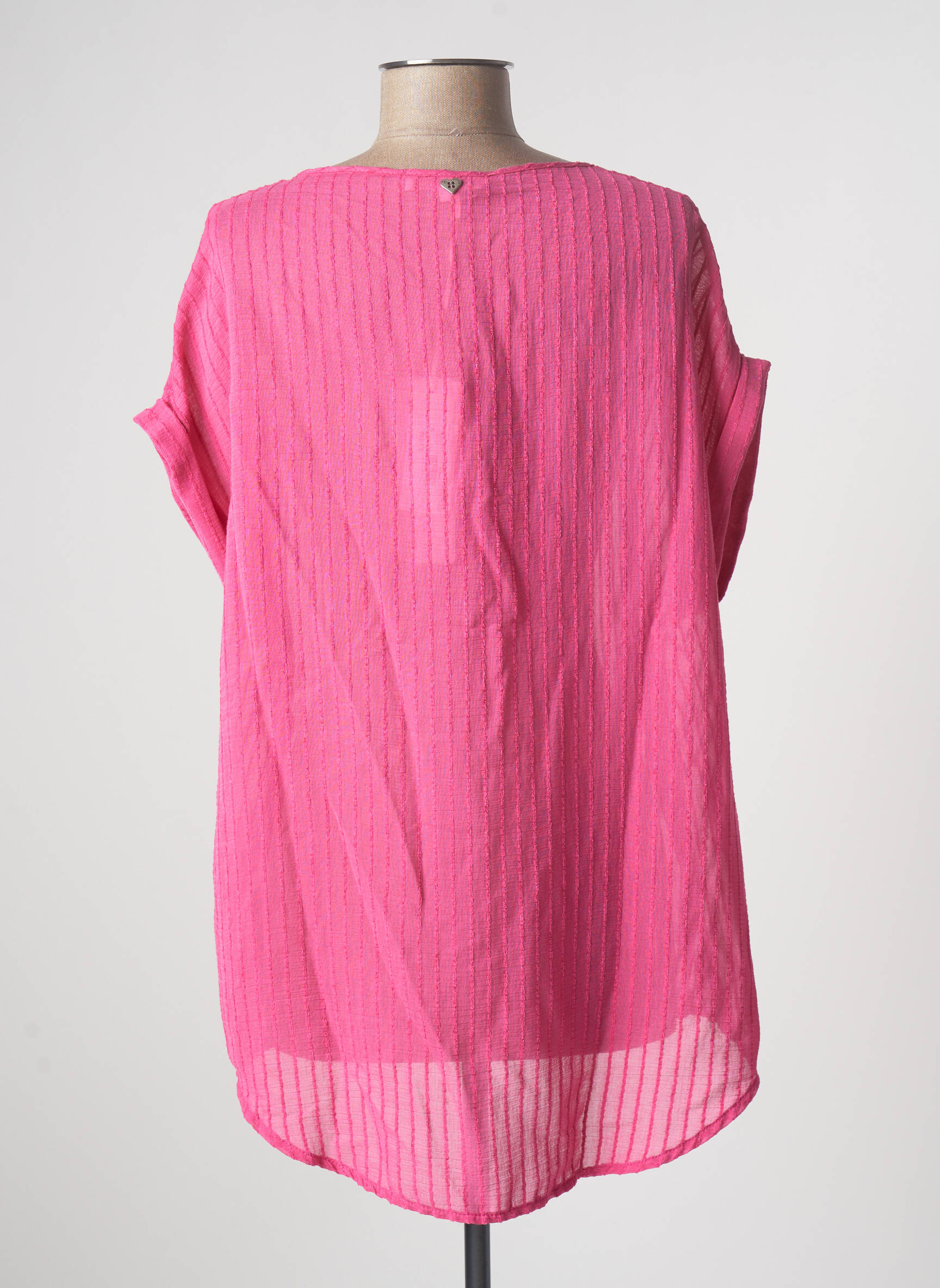 Please Tuniquemanchecourte Femme couleur rose