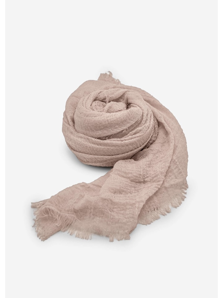 SASSYCLASSY Musselin Schals in Taupe günstig kaufen onesize