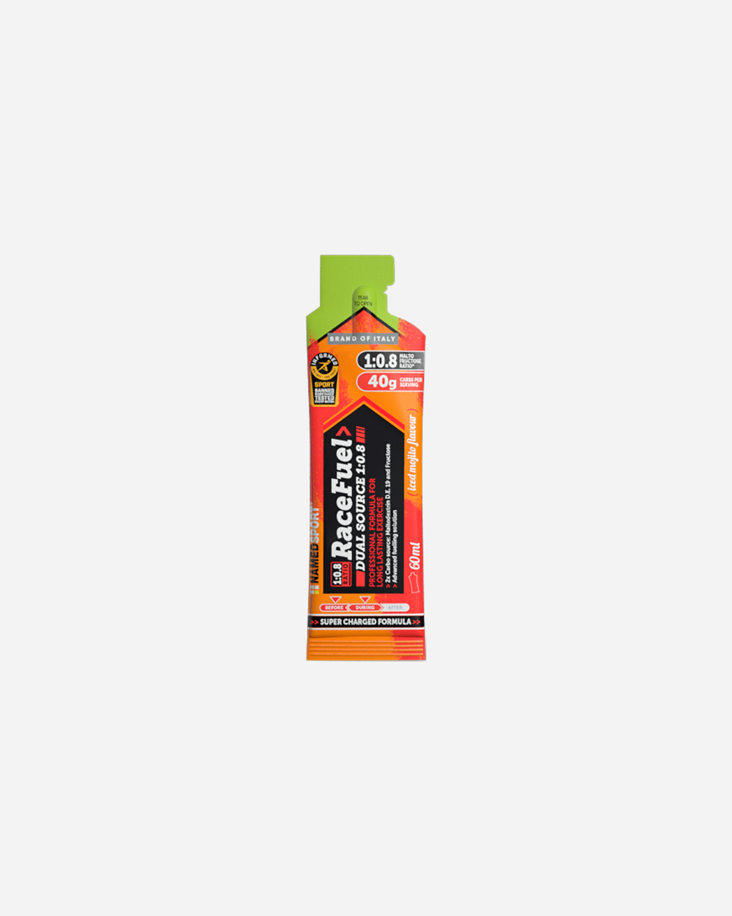 Energetico Named Sport Race Fuel Gel Mojito 60ml 1FO-GEL-CYCL-02