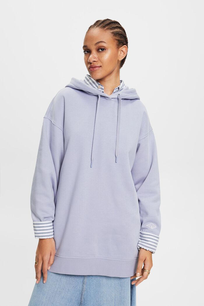 Oversize-Hoodie aus Baumwollfleece