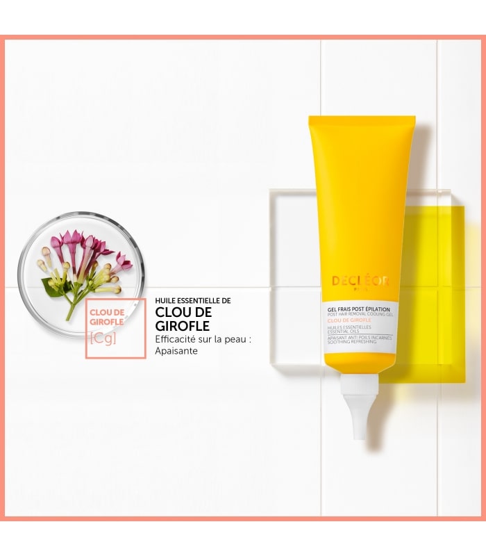 DECLÉOR-GEL FRAIS POST EPILATION CLOU DE GIROFLE-Soin Apaisant Anti-Repousse Post Epilation