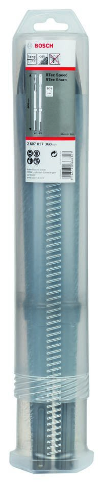Bosch plavi pribor 2607017368 Profesionalni set dlijeta SDS-Max - 2 x RTEC špicasto dlijeto + 2 x RTEC ravno dlijeto