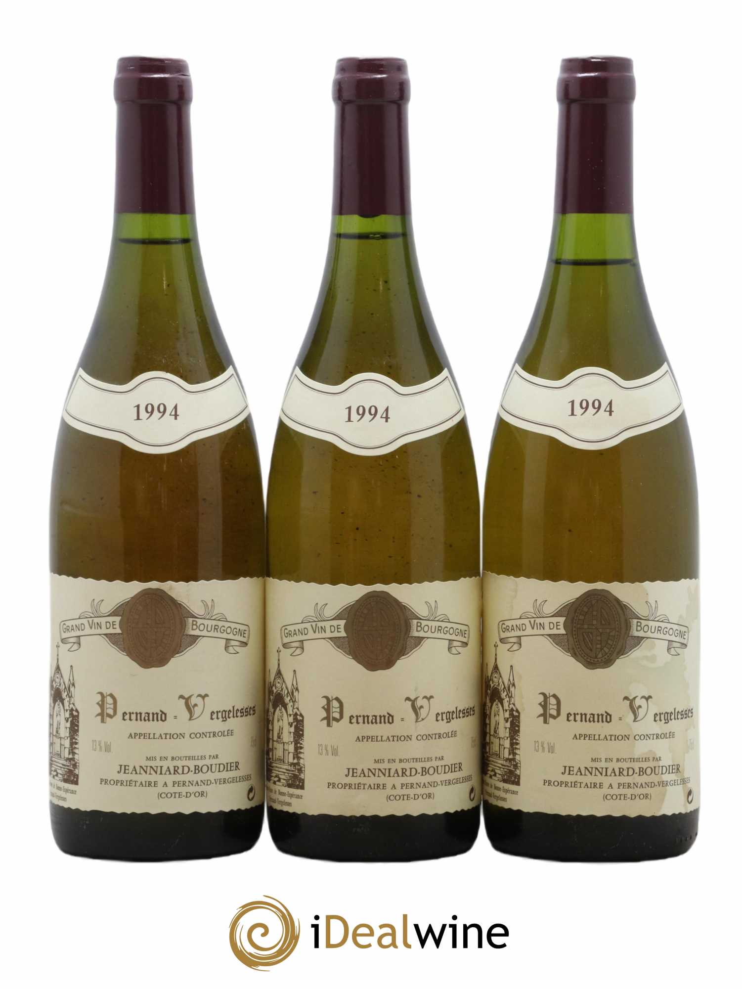 Pernand-Vergelesses Domaine Jeanniard Boudier 1994 - Lot de 6 Bouteilles