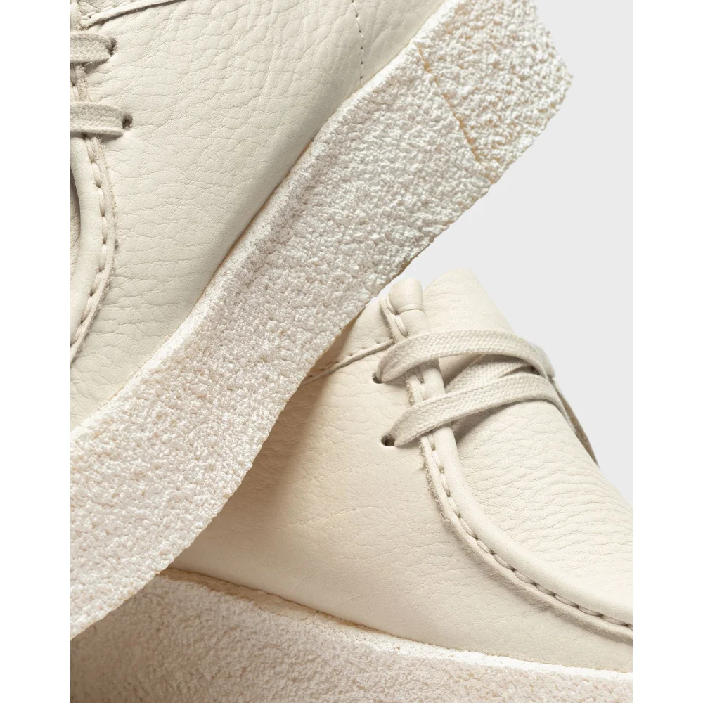 Clarks Wallabee Cup 26158153 / weiss