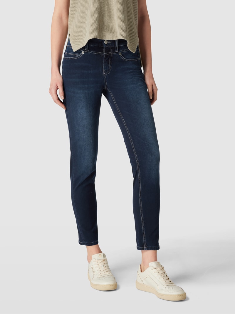 Comfort Fit Jeans mit 5-Pocket-Design Modell 'POSH' in blau
