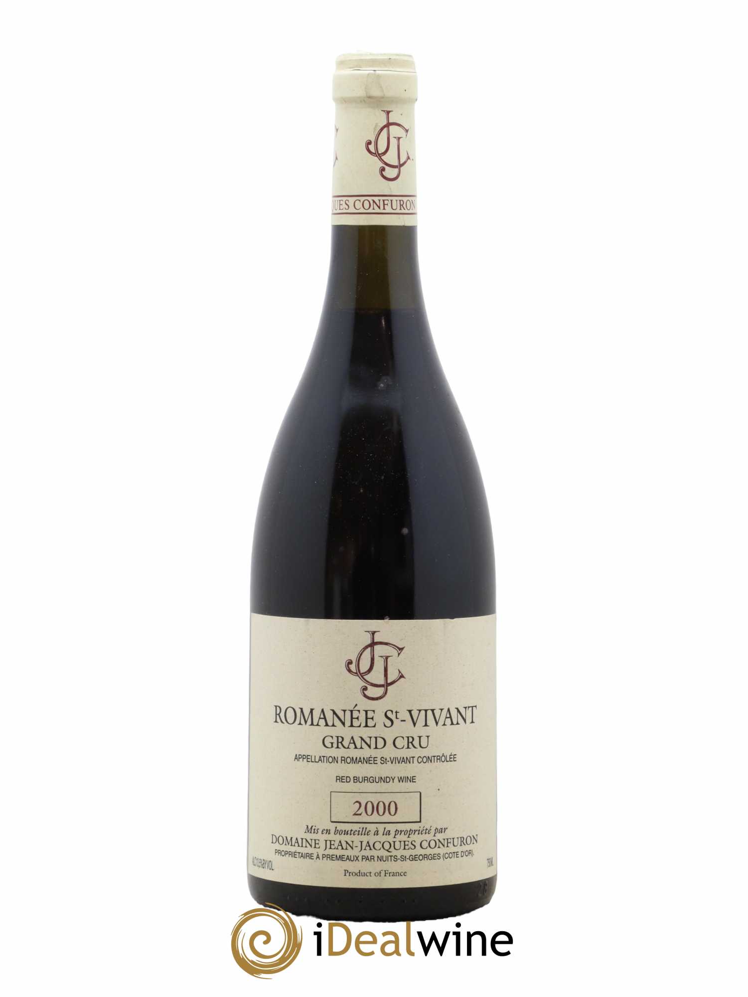Romanée-Saint-Vivant Grand Cru Jean-Jacques Confuron  2000 - Lot de 1 Bouteille
