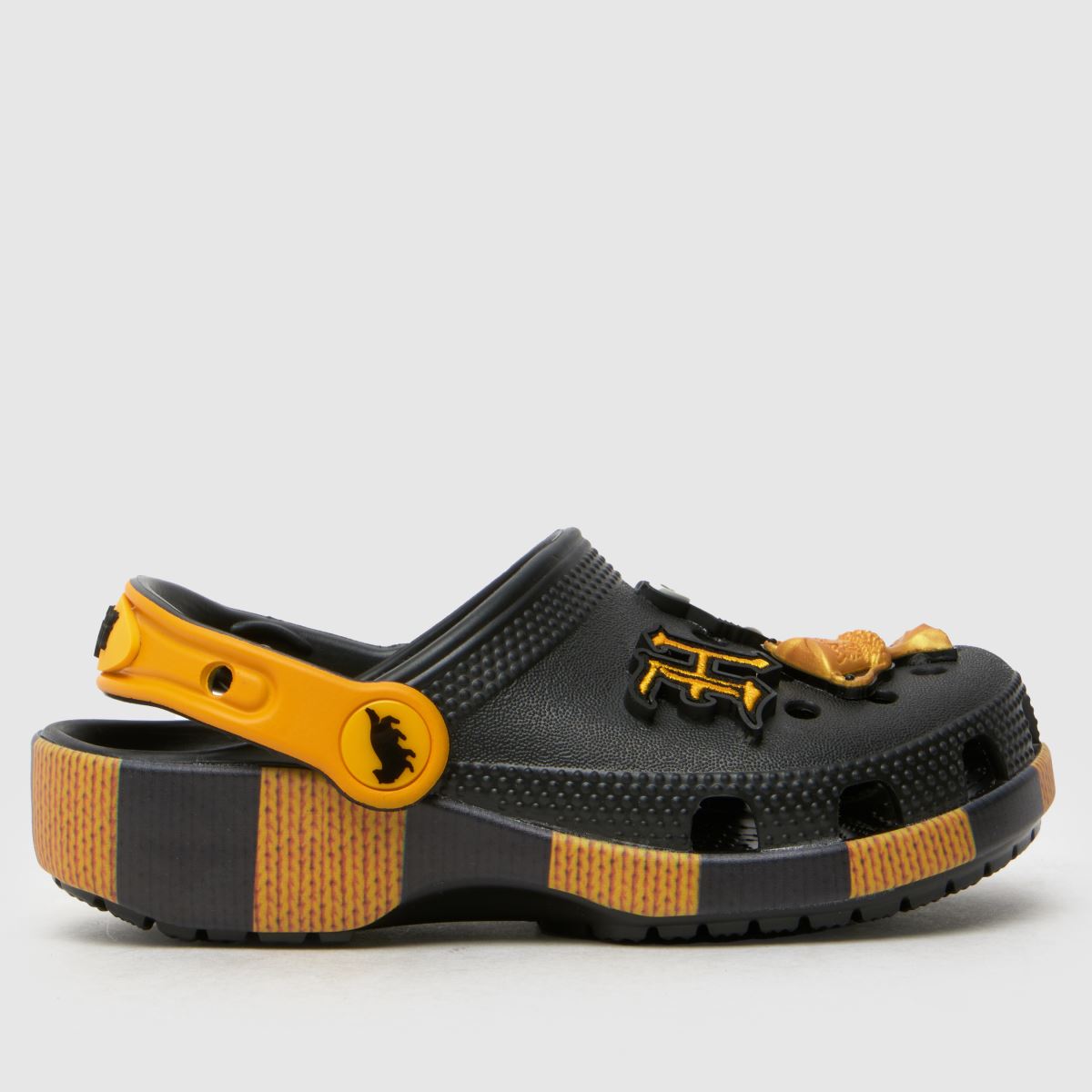 Crocs fekete multifunkciós Hufflepuff klumpa Junior szandál