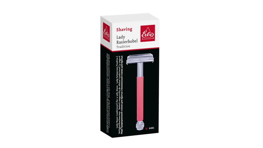 ERBE Lady-Rasierer Tradition, pink (Sicherheitsrasierer)