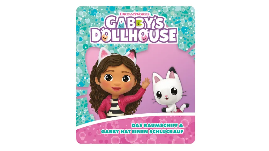 tonies - Hörfigur für die Toniebox: Gabby's Dollhouse: Folge 1: Das Raumschiff / Gabby hat einen Schluckauf