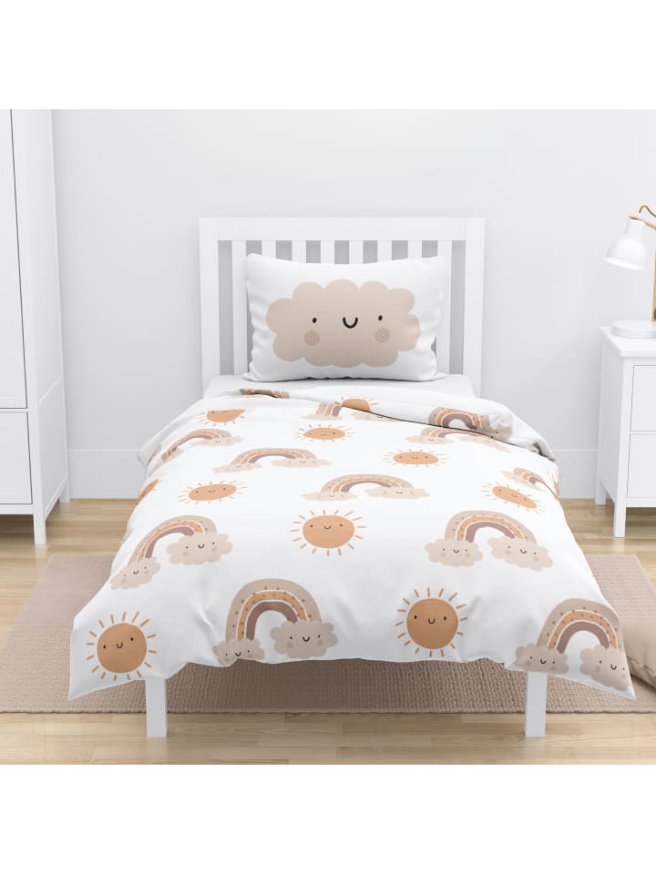 TRAUMHELDEN Baby Bettwäsche-Set Biber/Flanell 